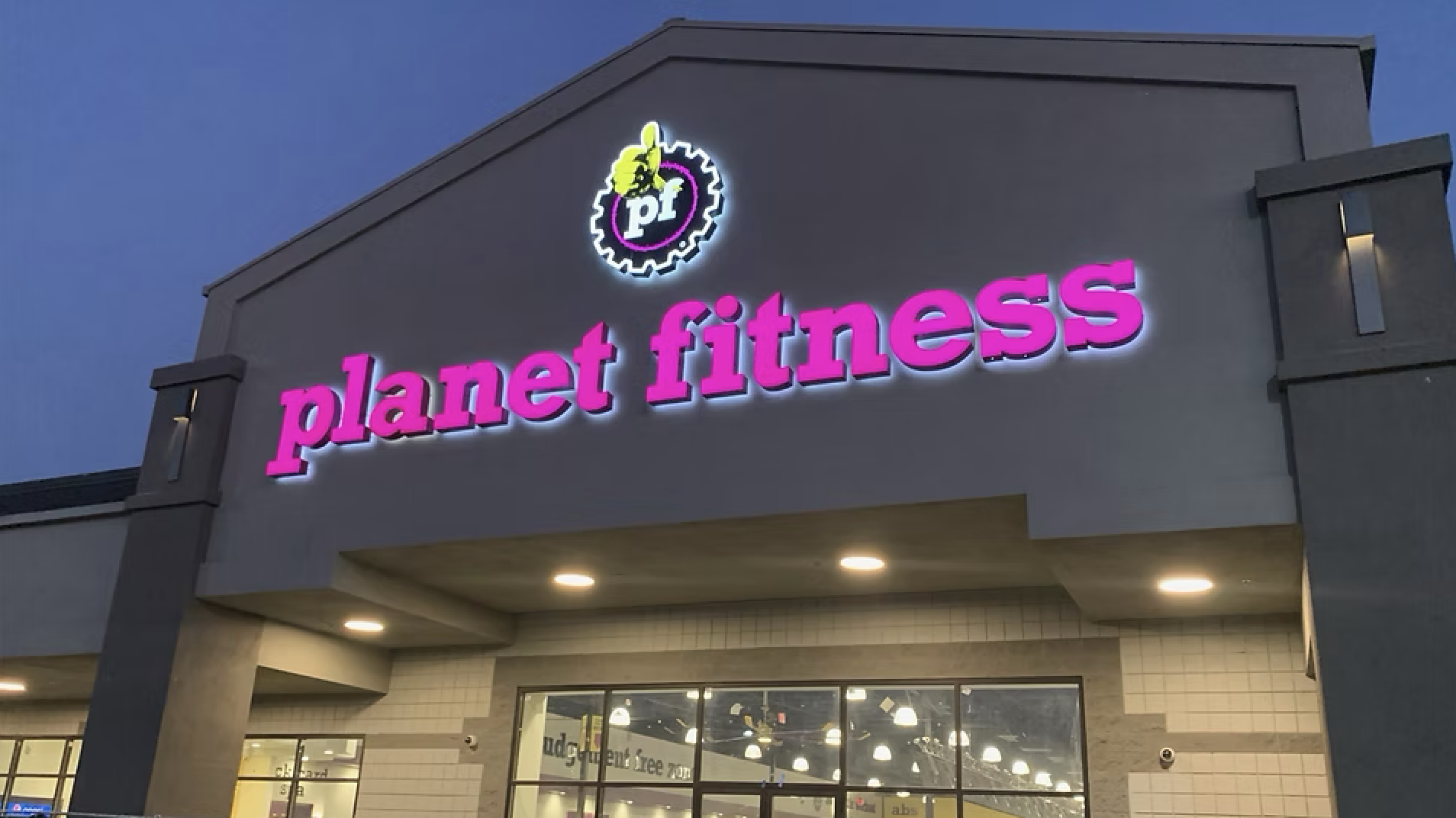 LED Channel Letters for Planet Fitness